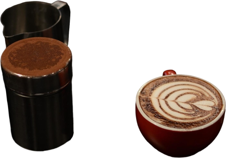 Black Coffee Stencil Art