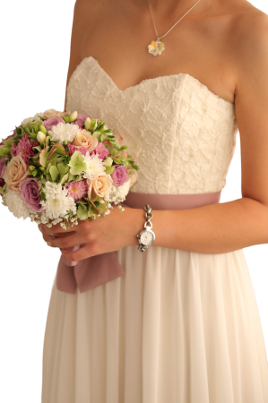 Bride Holding Bouquet