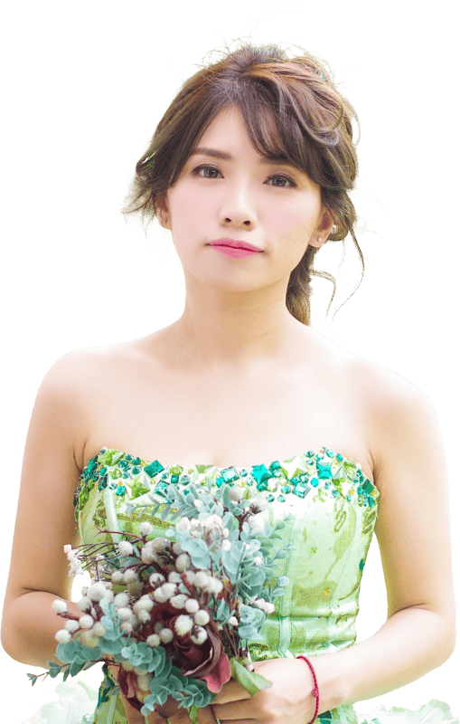 Bride in Wedding Dress 