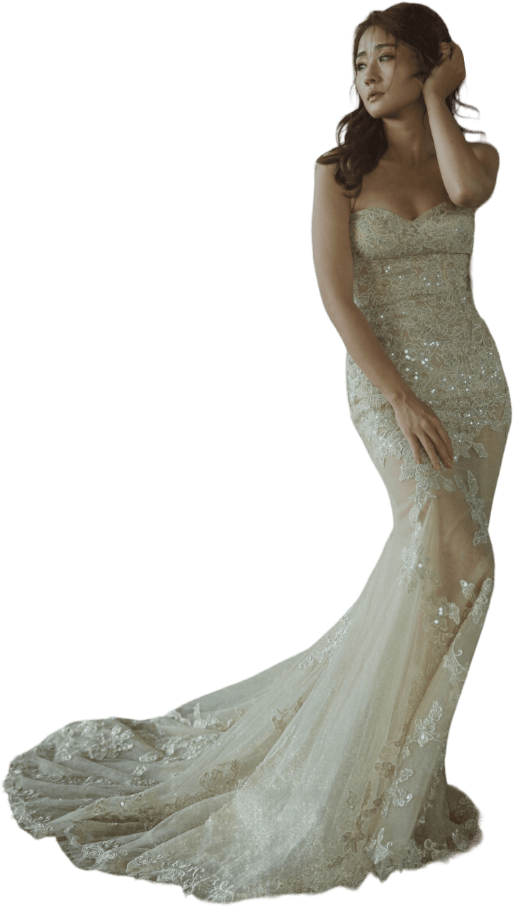 Bride in Wedding Dress 