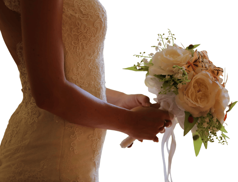 Bride with Bouquet 