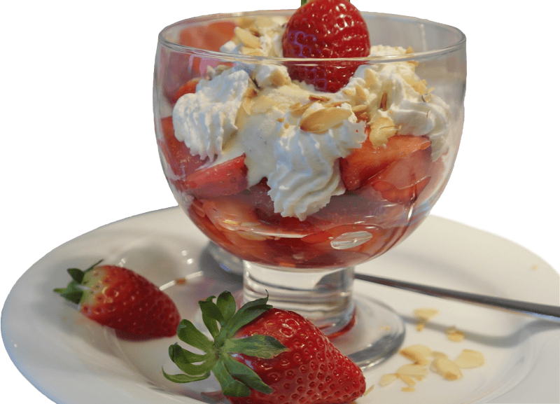 Strawberry Ice Cream Dessert