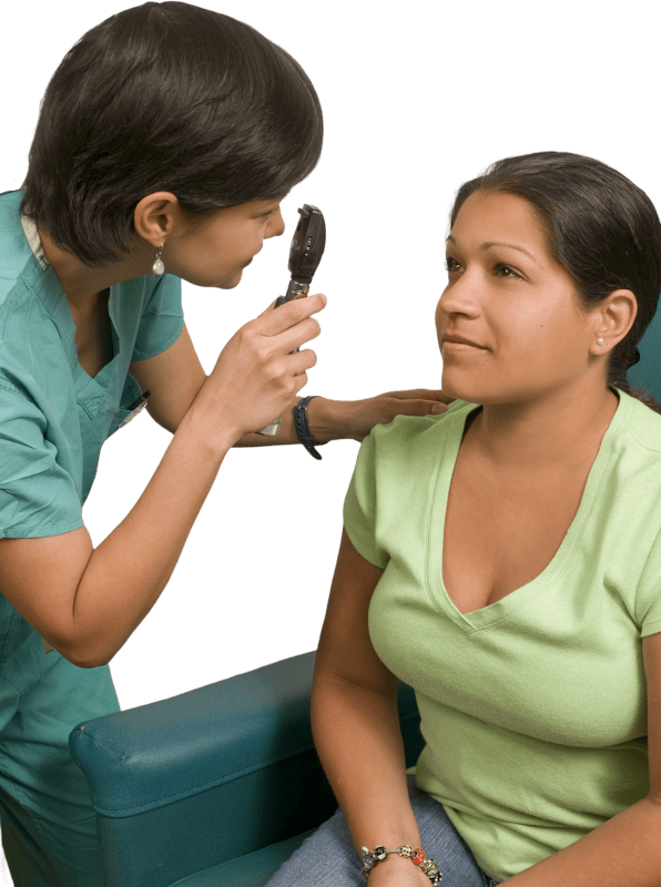Female Doctor Examining Patient