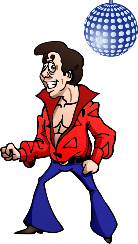 Disco Man in Red