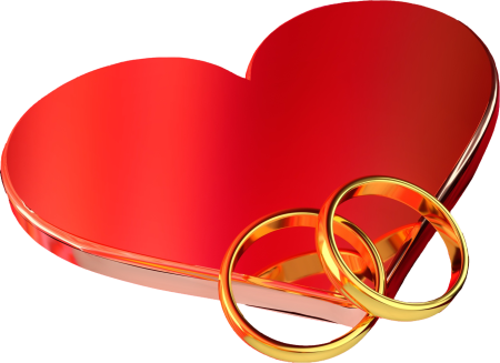 Heart and Wedding Rings
