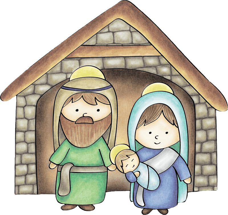 Nativity Scene Illustration
