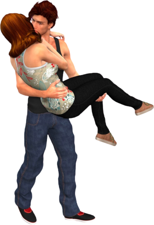 Romantic Couple Pose