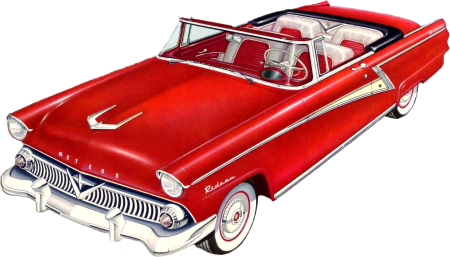 Vintage Red Convertible