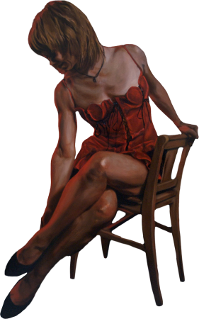 Woman in Red Dress