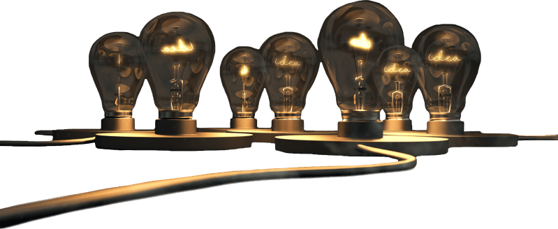 Lightbulbs Creativity Concept