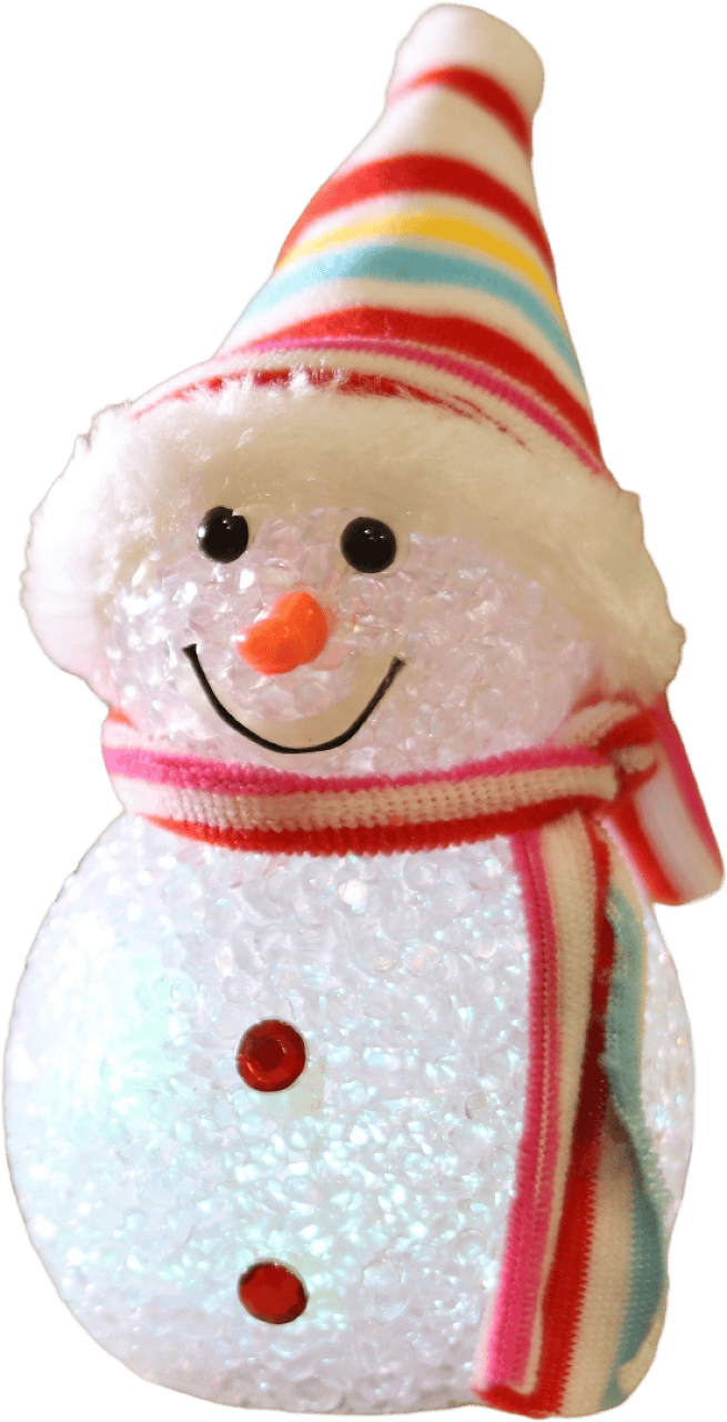 Smiling snowman decoration
