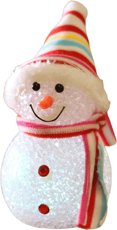 Smiling snowman decoration