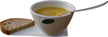 Soup Bowl with Bread