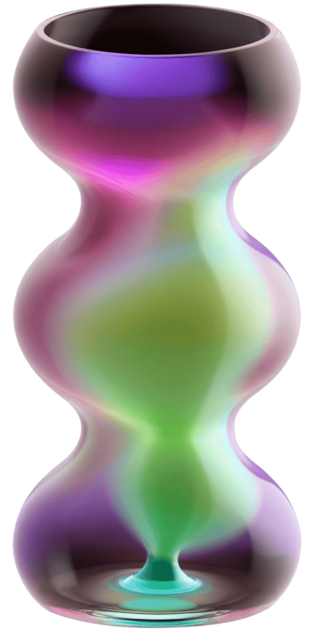 Violet vase