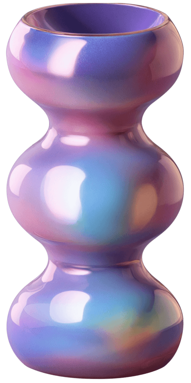 Violet vase