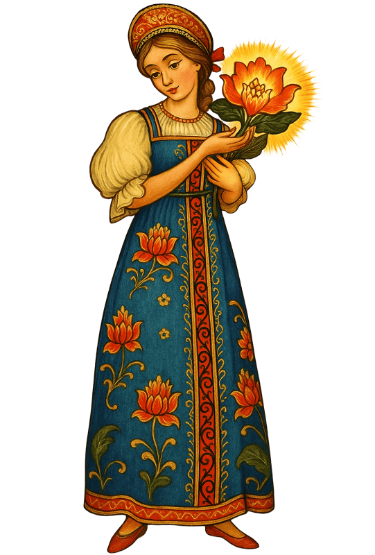 The Little Scarlet Flower