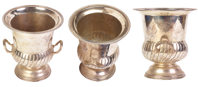 Cup jugs silver bowl