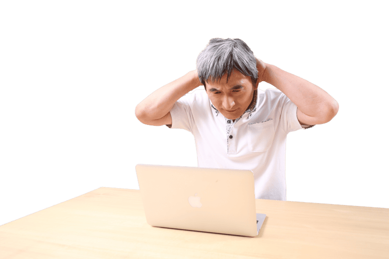 Old man laptop