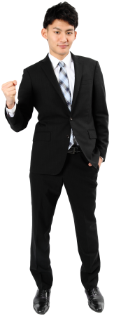 Business man fist
