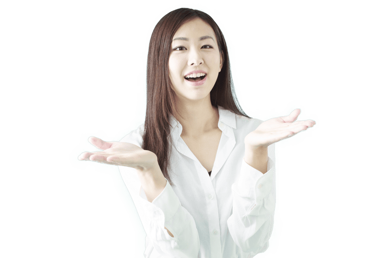Business woman throw