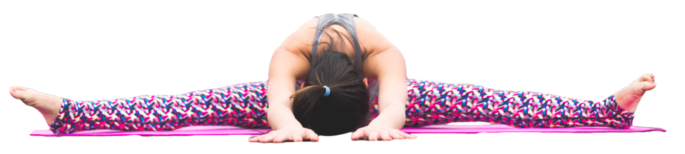 Yoga wide legged forward