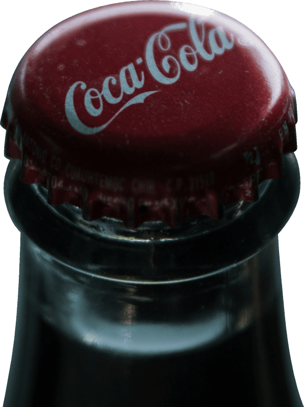 Beverage bottle blue