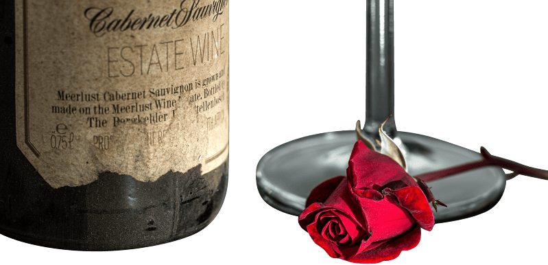 Romantic bottle drink