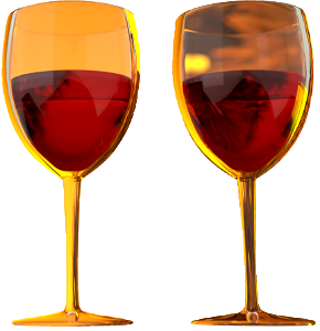 Glass of wine drink beverage