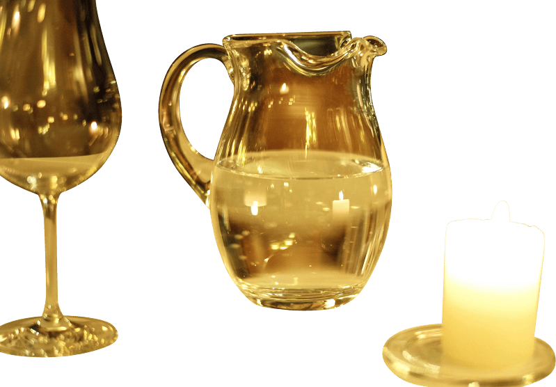 Candlelight drink bottle
