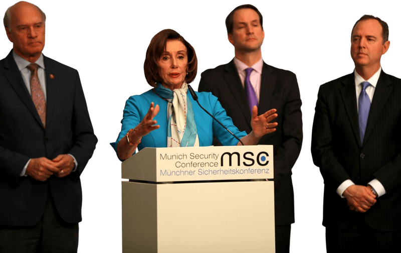 U s congressional delegation gives press conference at munich security conferenc
