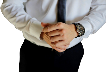 Wristwatch hands