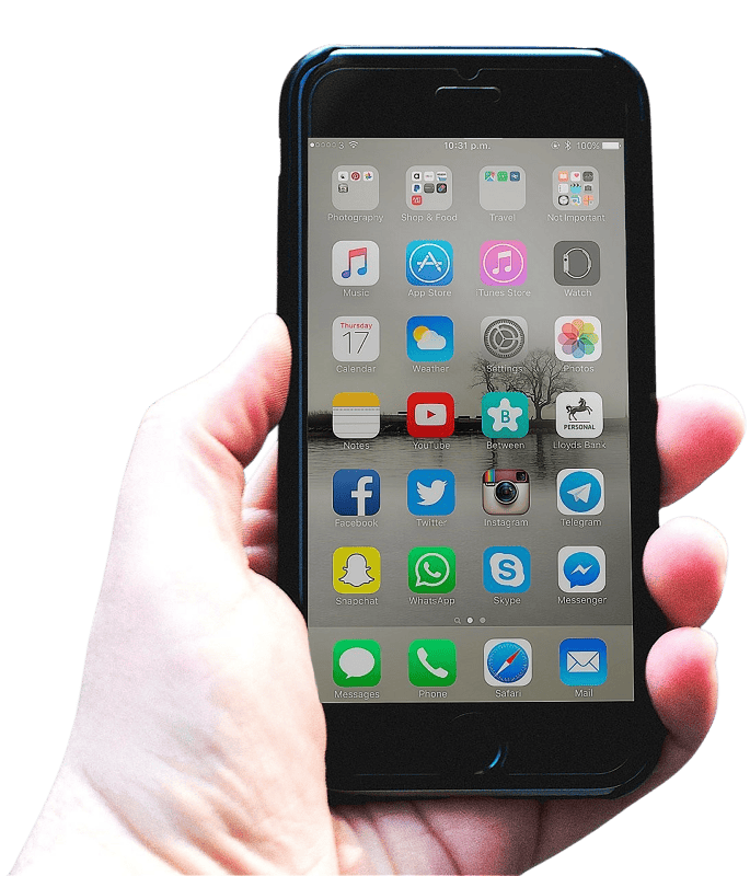 Smartphone hand
