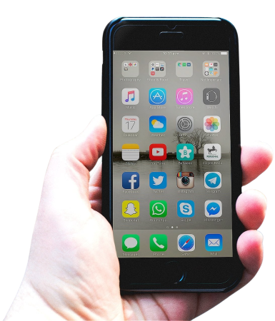 Smartphone hand