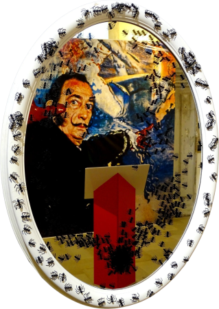 Dali in his own mirror