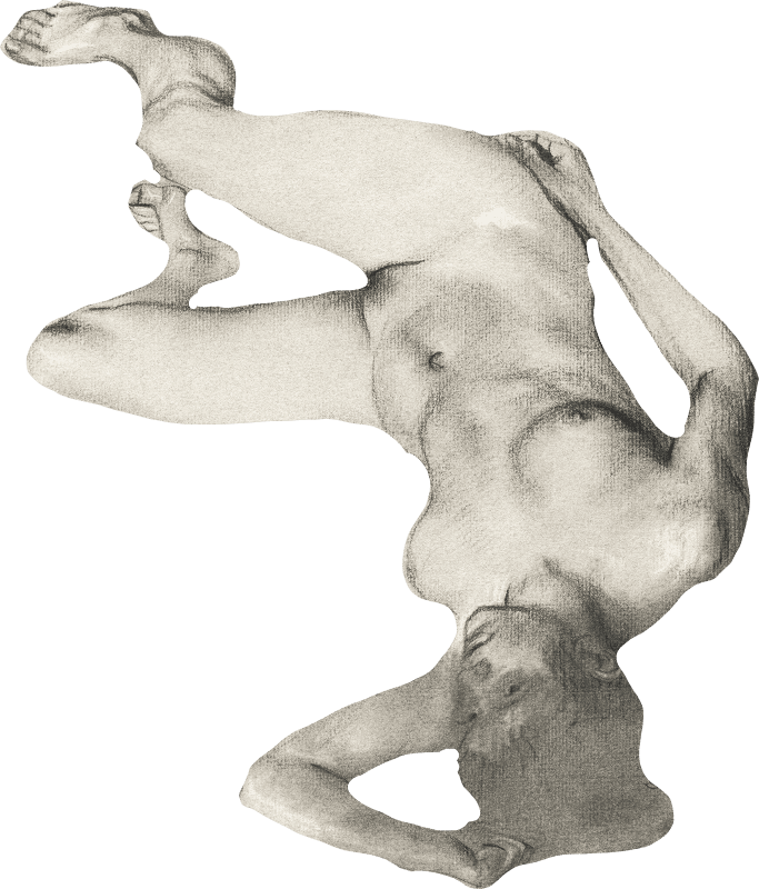 Naked Woman Posing Sensually Vintage Erotic Art Nude Woman Lying On The Ground 1