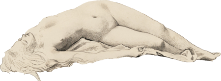 Naked Woman Posing Sensually Vintage Erotic Art Female Nude 1890 By James Wells 