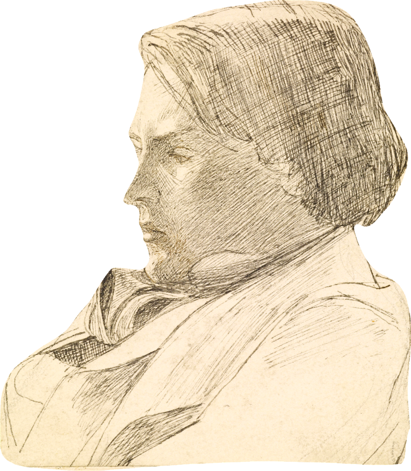 Dante Gabriel Rossetti Portrait Of A Young Man Google Art Project Illustration
