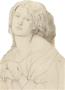 Dante Gabriel Rossetti Fanny Cornforth Graphite On Paper 1869 Illustration