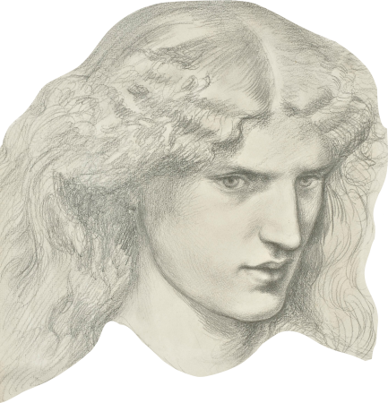 Annie Miller By Dante Gabriel Rossetti 1828 1882 Illustration
