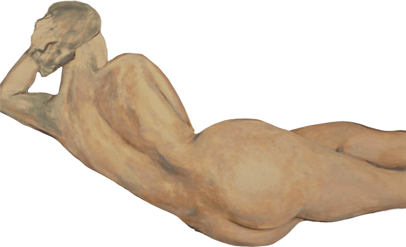Nude Lying Down Oil Painting on Dutch Canvas 76X103cm 20 Illustration