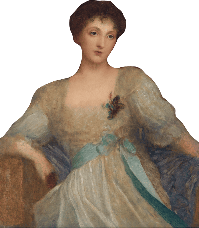Norah Bourke By George Frederic Watts 1817 1904 Illustration