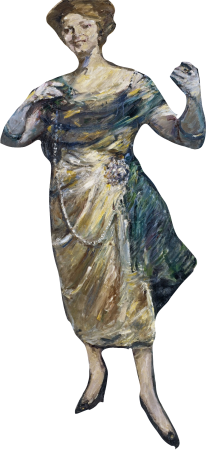 Lovis Corinth Modenschau Illustration