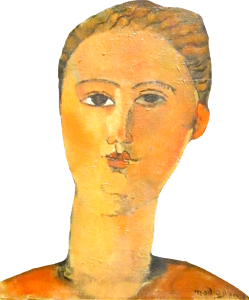 Amedeo Modigliani Fille Rousse Illustration