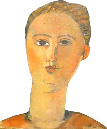 Amedeo Modigliani Fille Rousse Illustration