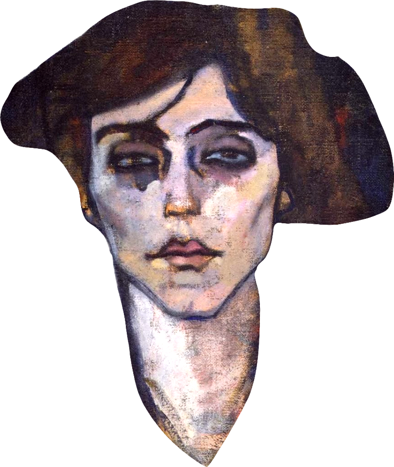 Amedeo Modigliani 1907 Portrait Of Maude Abrantes Oil on Canvas 81 X 54 Cm Reube