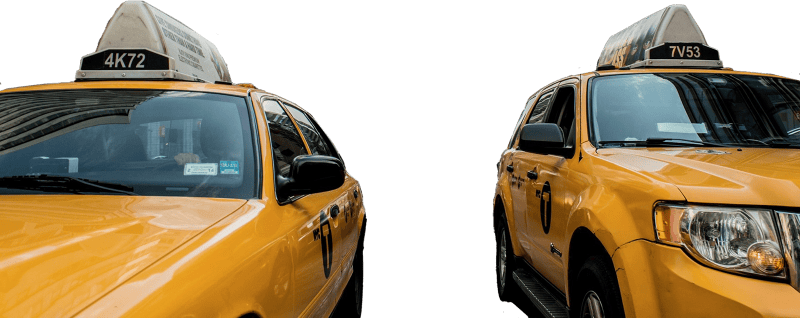 Yellow Cabs In New York City