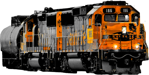 Transportation System Railroad Track Locomotive