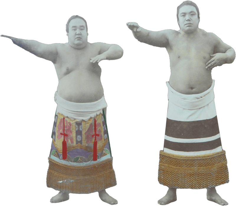 Sumo Wrestlers In Japan Before 1886 From Japon 1886 06 Cropped