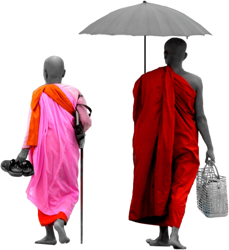 Buddha Stupa Human