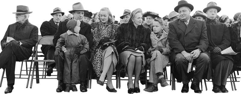 View Of Audience At The Ceremonies For The Lighting Of The White House Christmas Original